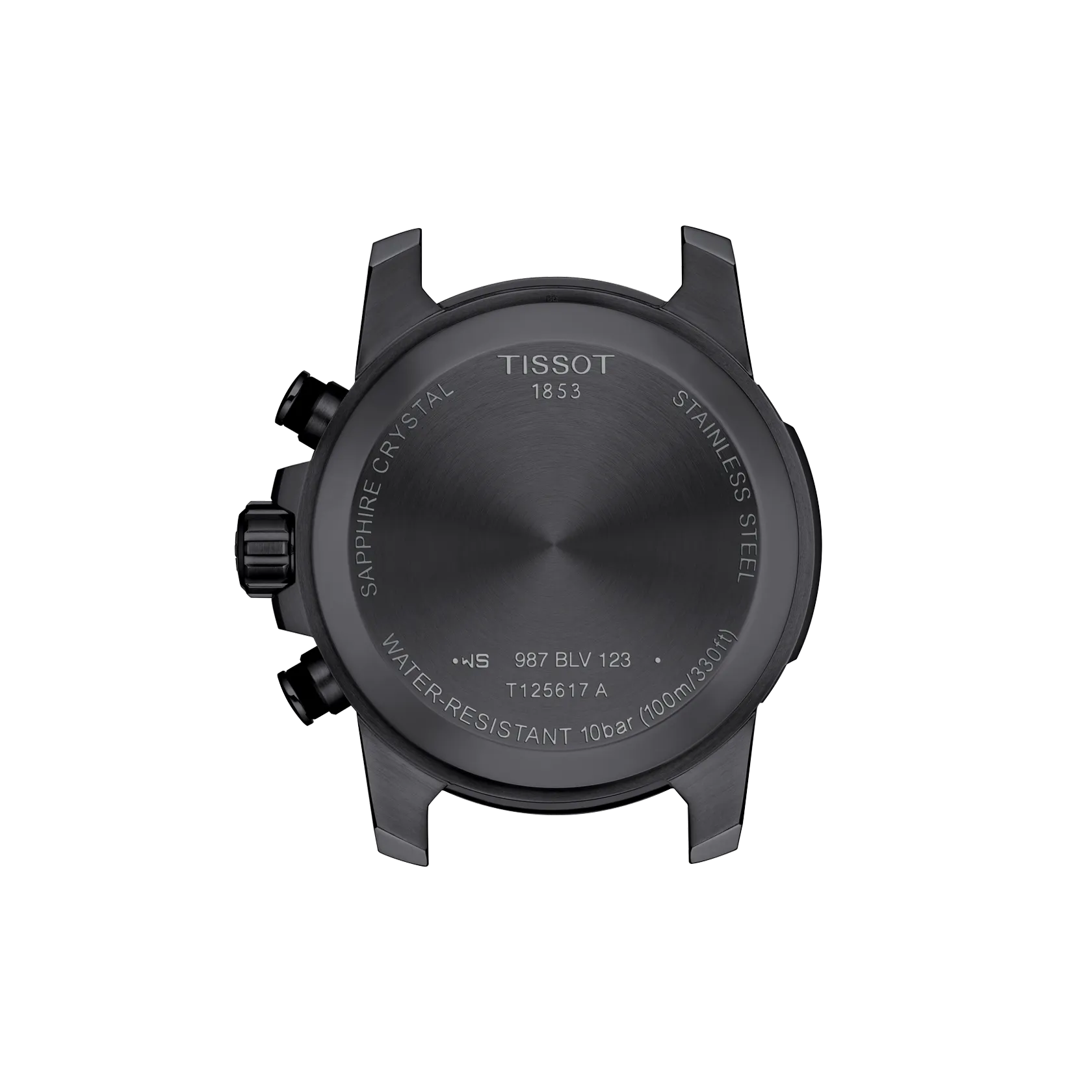 Montre Tissot Supersport Chrono 45.5mm T125.617.37.051.01, vue de dos