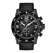 Montre Tissot Supersport NBA Special Edition 45.5mm T125.617.37.067.00, cadran noir, vue de face