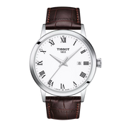 Tissot Classic Dream 42mm T129.410.16.013.00 watch, white dial, front view