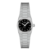 Tissot PRX 25mm T137.010.11.056.00 watch, black dial, front view