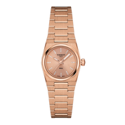 Tissot PRX 25mm T137.010.33.506.00 watch, rose-gold-tone dial, front view