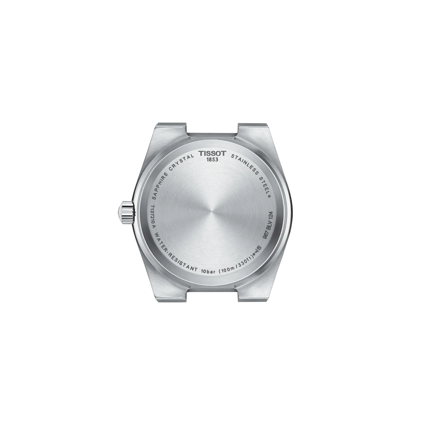 Tissot PRX 35mm T137.210.11.041.00 watch, back view