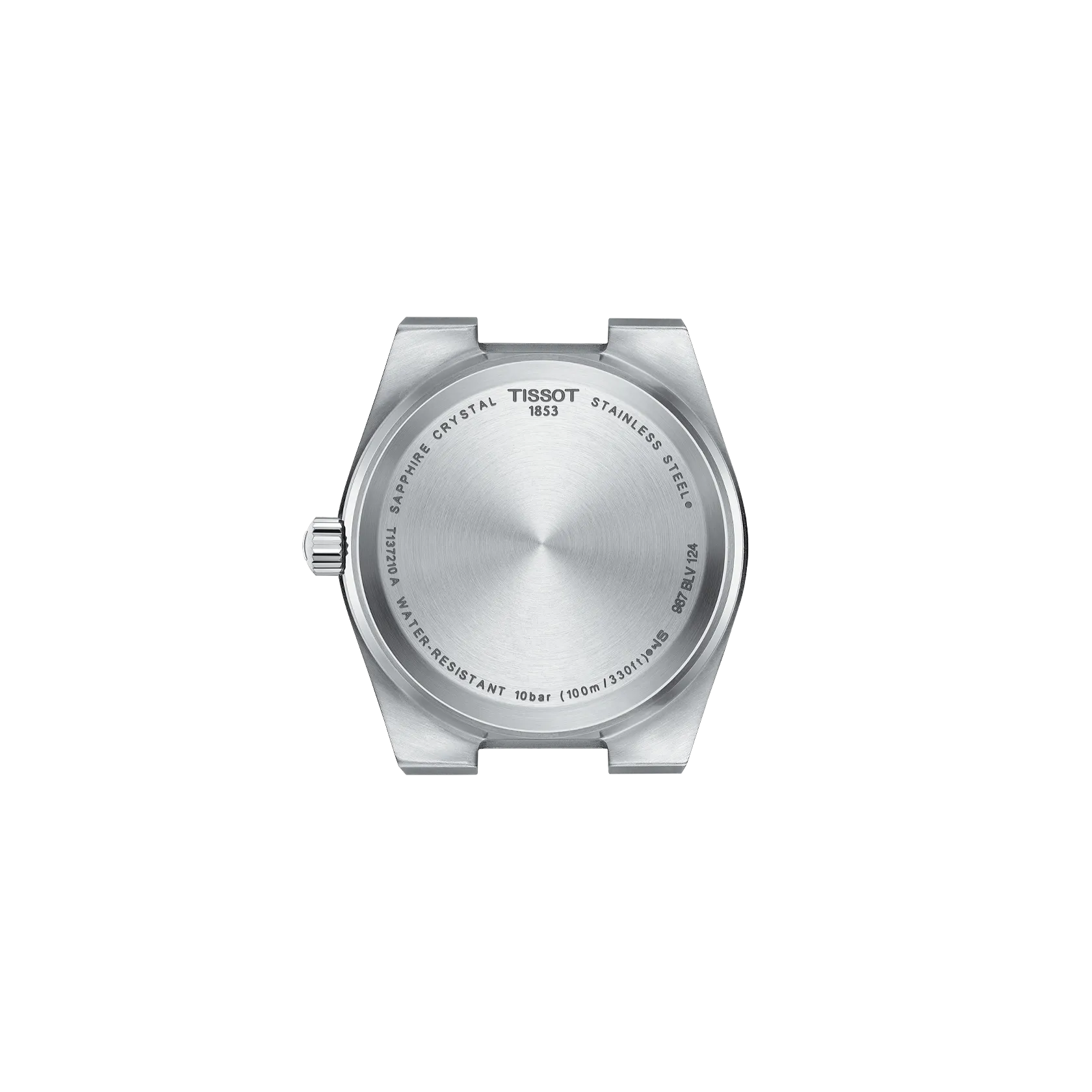 Tissot PRX 35mm T137.210.11.081.00 watch, back view