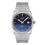 Montre Tissot PRX 40mm T137.407.11.051.01, cadran bleu, vue de face