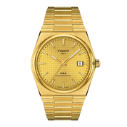 Montre Tissot PRX 40mm T137.407.33.021.00, cadran champagne, vue de face