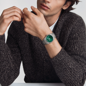 Montre Tissot PRX 40mm T137.410.11.091.00, cadran vert, portée