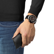 Montre Tissot T-Race MotoGP Quartz Chronograph 2025 45mm T141.417.27.081.00, cadran gris, portée