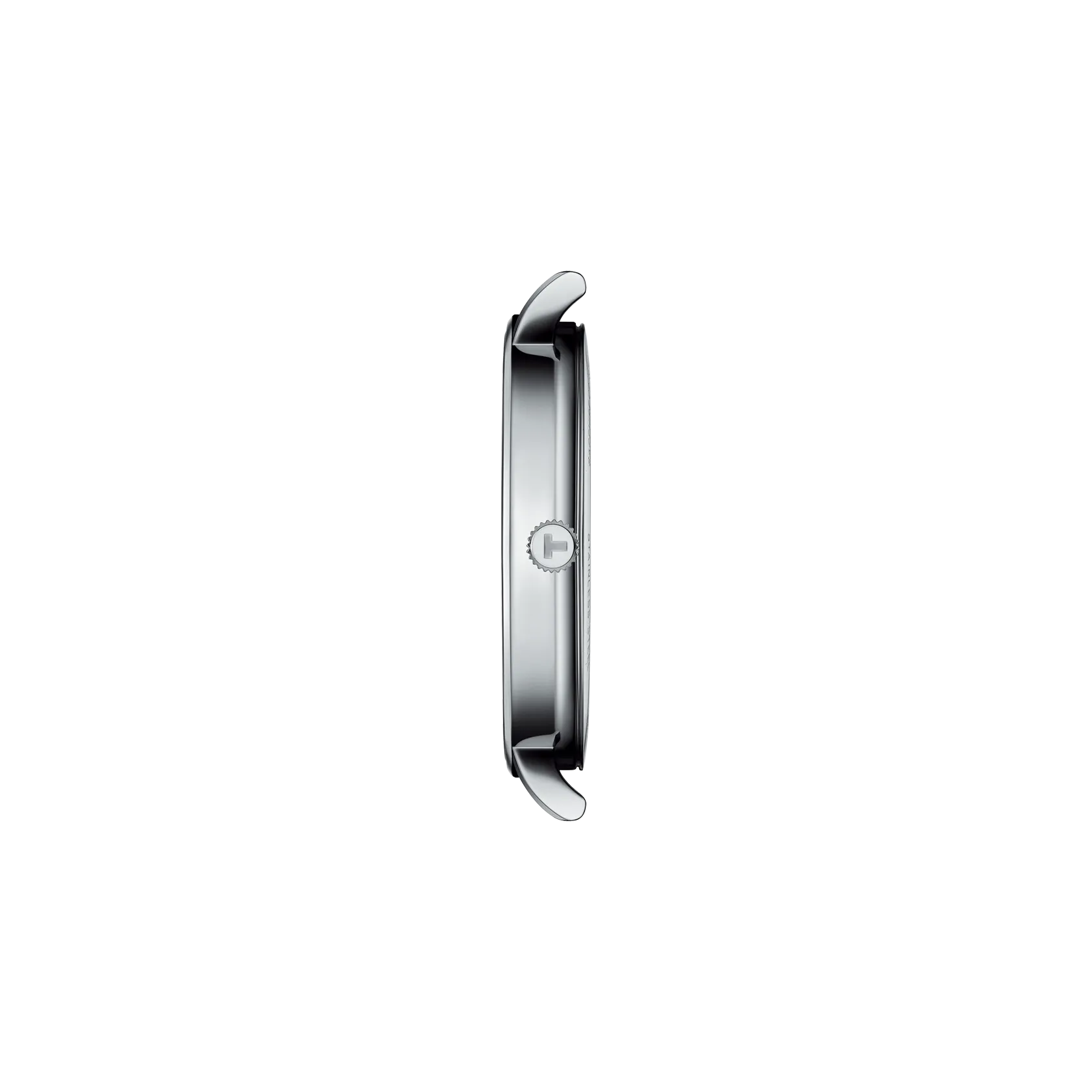 Tissot Everytime 40mm T143.410.11.011.00 watch, side profile
