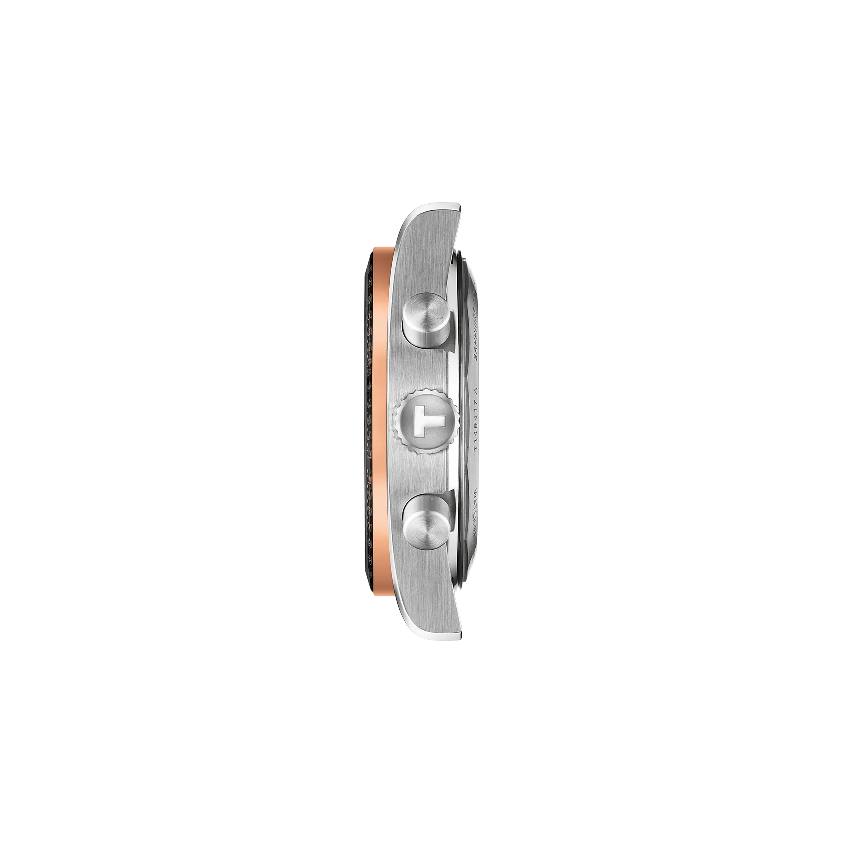 Tissot PR516 40mm T149.417.22.051.01 watch, side profile