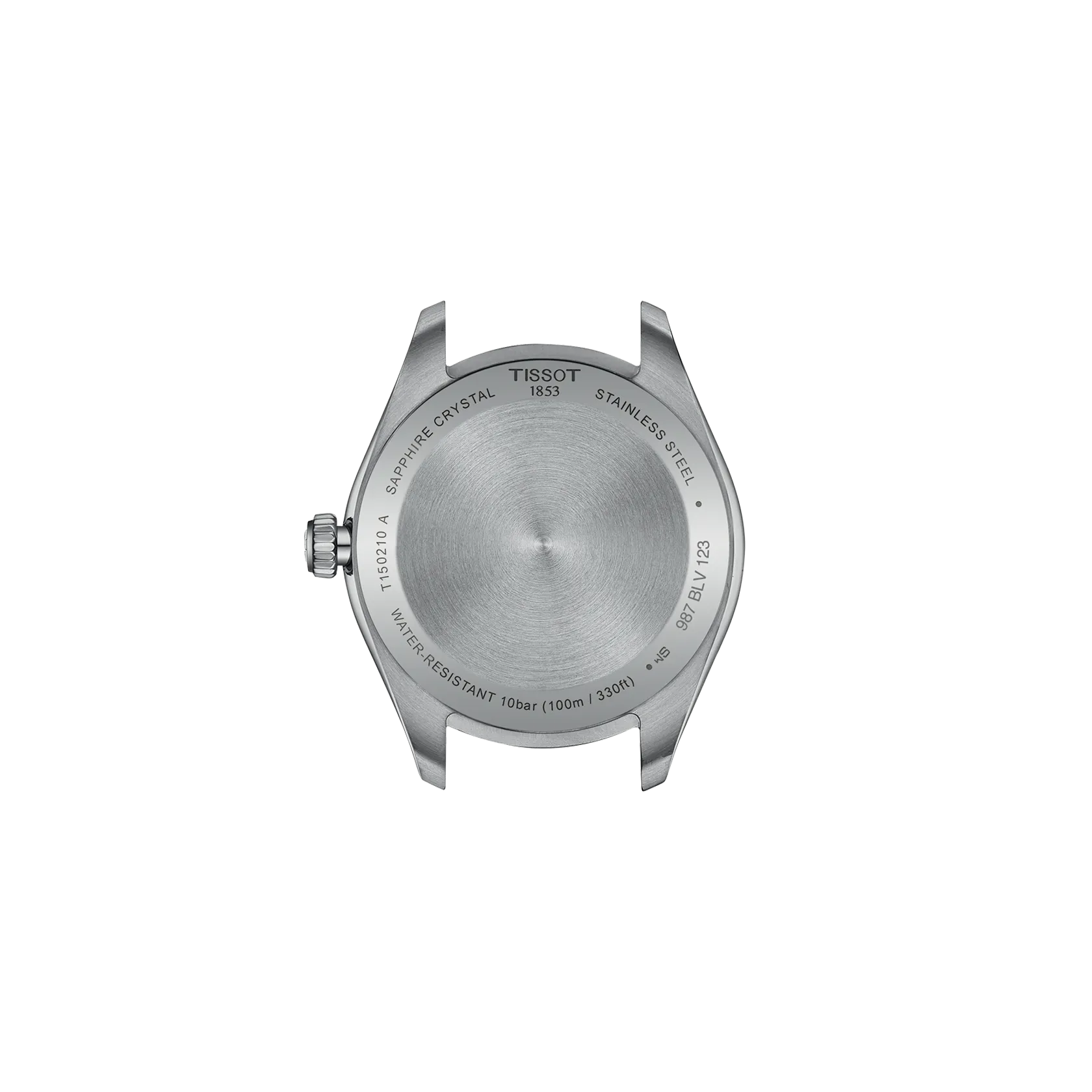 Montre Tissot PR 100 34mm T150.210.11.031.00, vue de dos