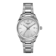 Montre Tissot PR 100 34mm T150.210.11.031.00, cadran argenté, vue de face