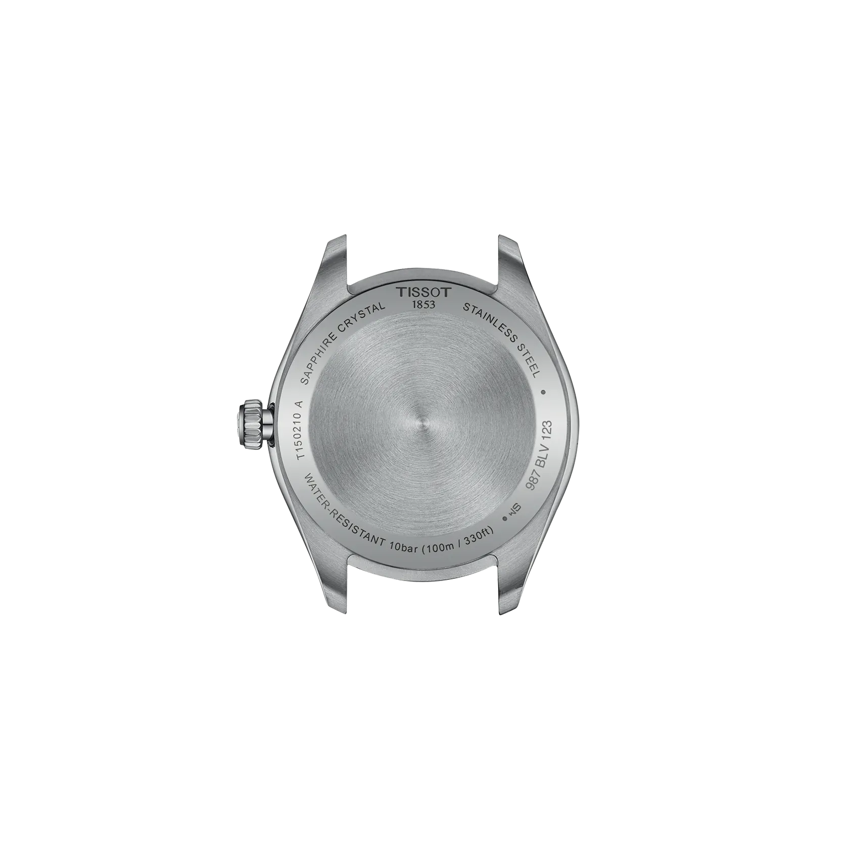 Tissot PR 100 34mm T150.210.11.041.00 watch, back view