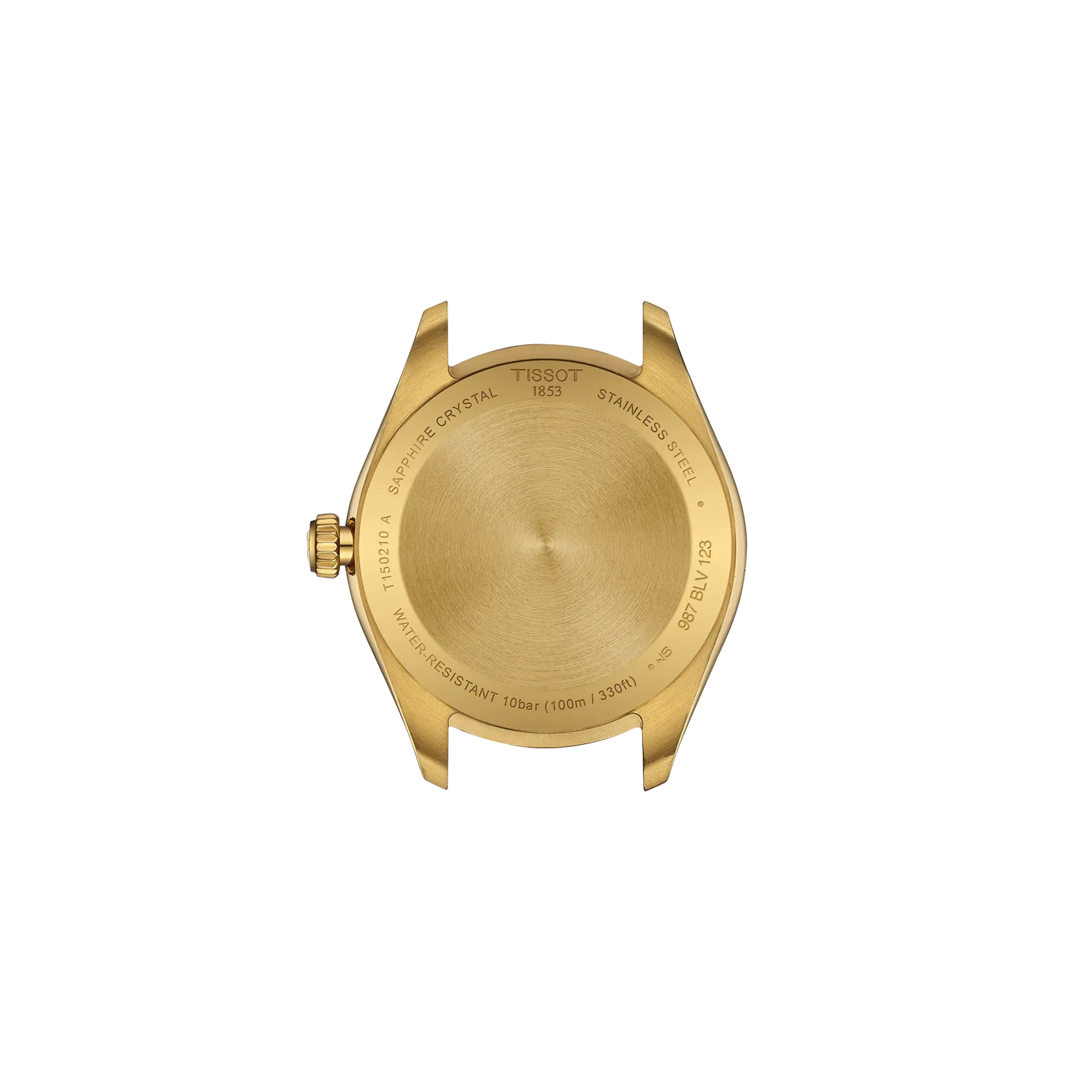 Tissot PR 100 34mm T150.210.33.021.00 watch, back view
