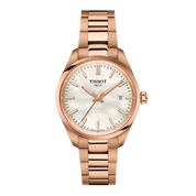 Tissot PR 100 34mm T150.210.33.111.00 watch, white mother-of-pearl dial, front view