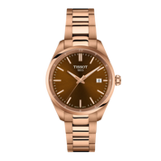 Tissot PR 100 34mm T150.210.33.291.00 watch, brown dial, front view