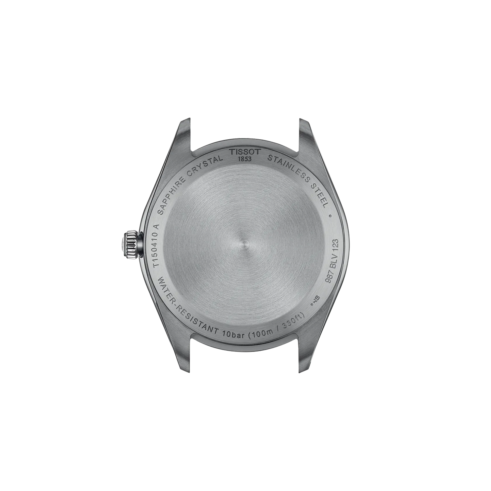 Montre Tissot PR 100 40mm T150.410.11.041.00, vue de dos