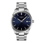 Montre Tissot PR 100 40mm T150.410.11.041.00, cadran bleu, vue de face