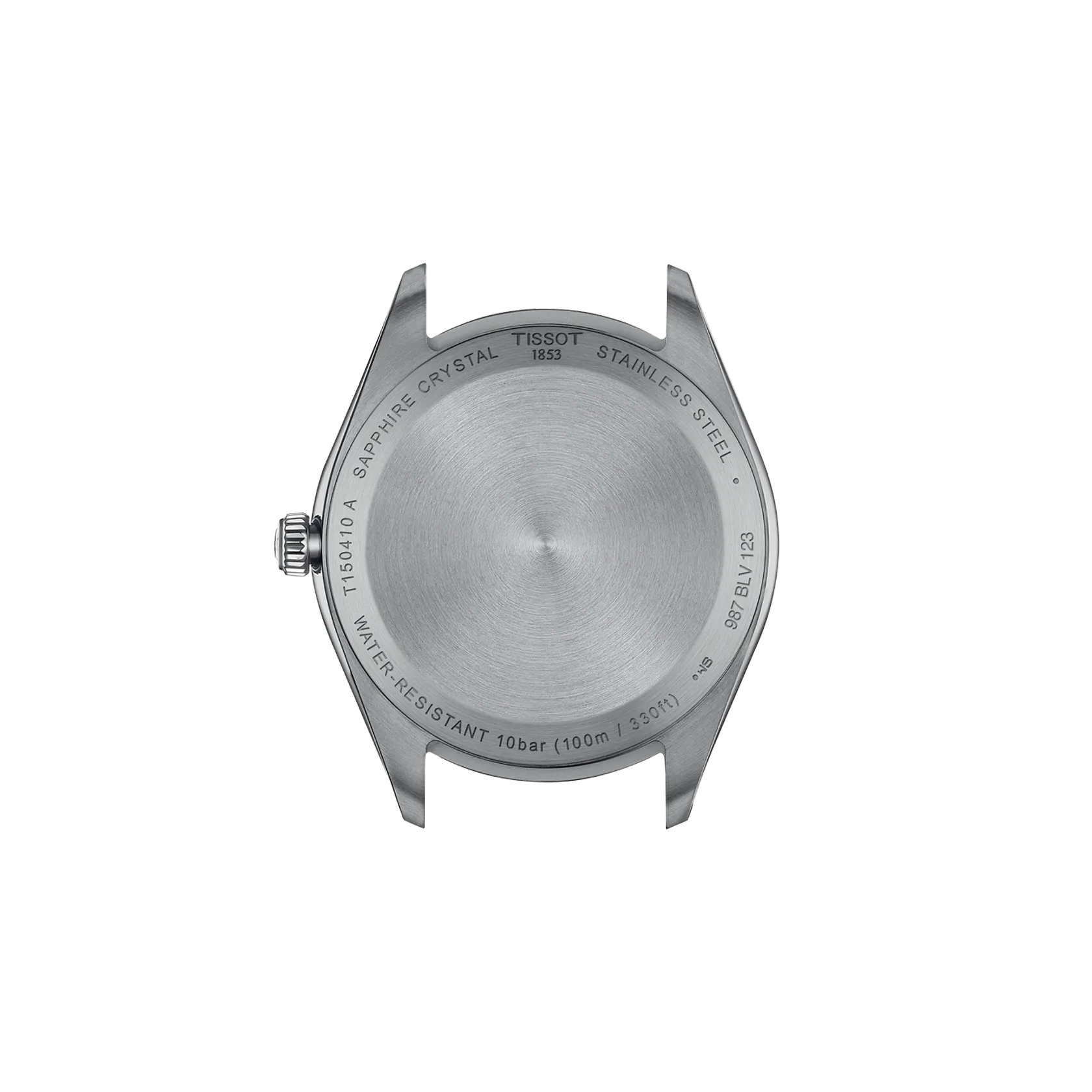 Montre Tissot PR 100 40mm T150.410.11.091.00, vue de dos