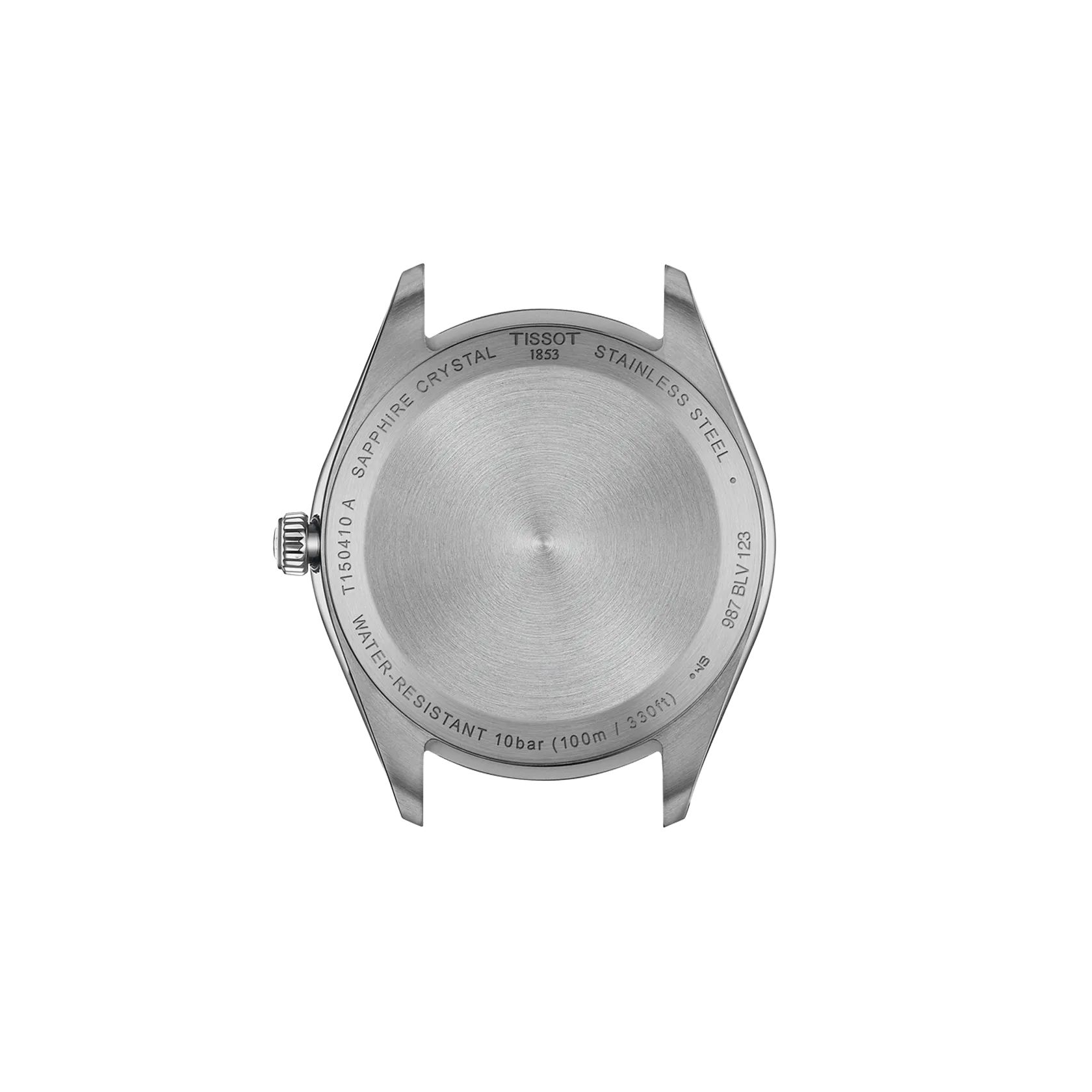 Montre Tissot PR 100 40mm T150.410.11.351.00, vue de dos