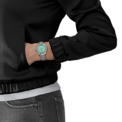 Montre Tissot Ballade 34mm T156.210.11.091.00, cadran vert, portée