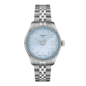 Montre Tissot Ballade 34mm T156.210.11.351.00, cadran bleu, vue de face