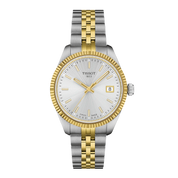 Montre Tissot Ballade 34mm T156.210.22.031.00, cadran argenté, vue de face