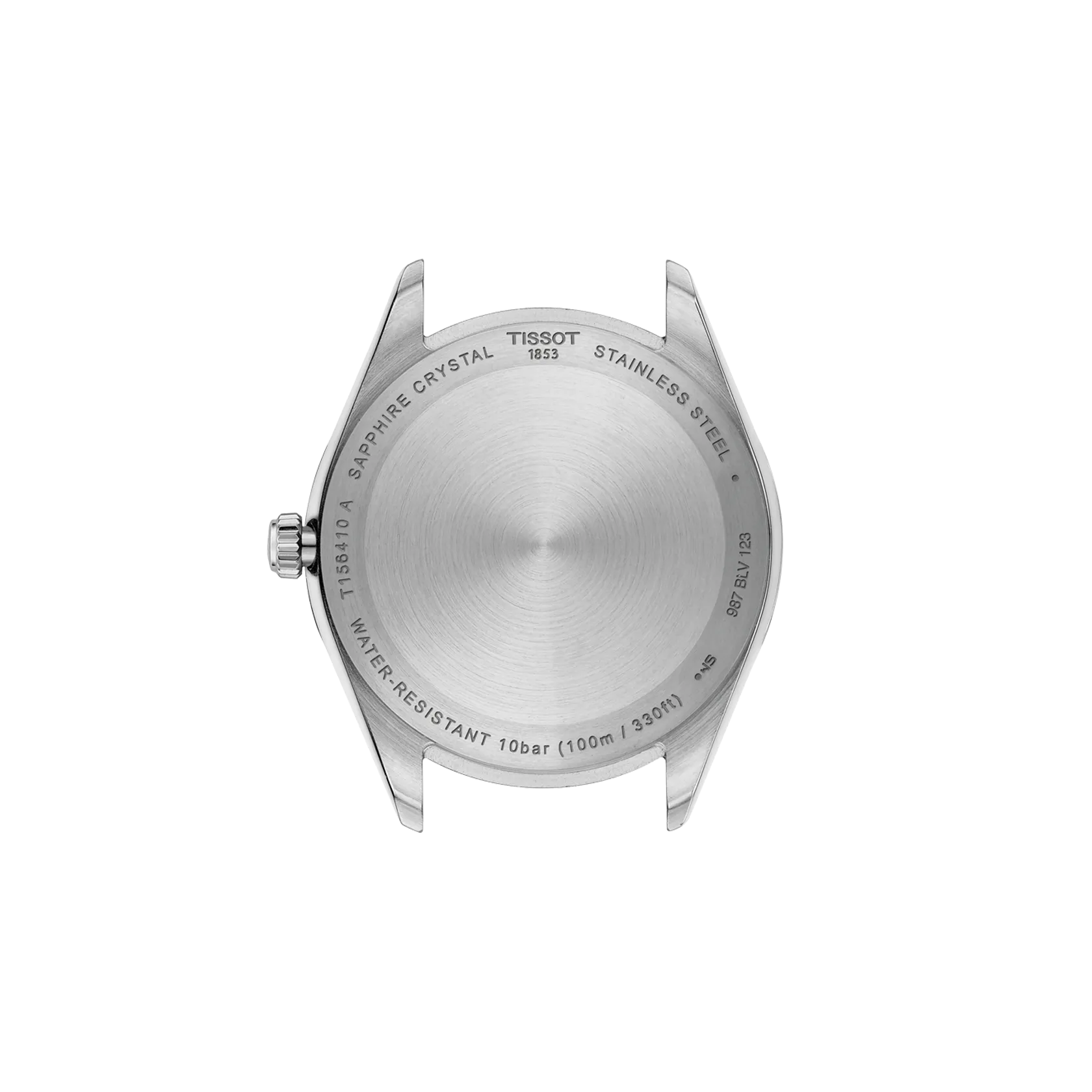 Montre Tissot Ballade 40mm T156.410.22.031.00, vue de dos