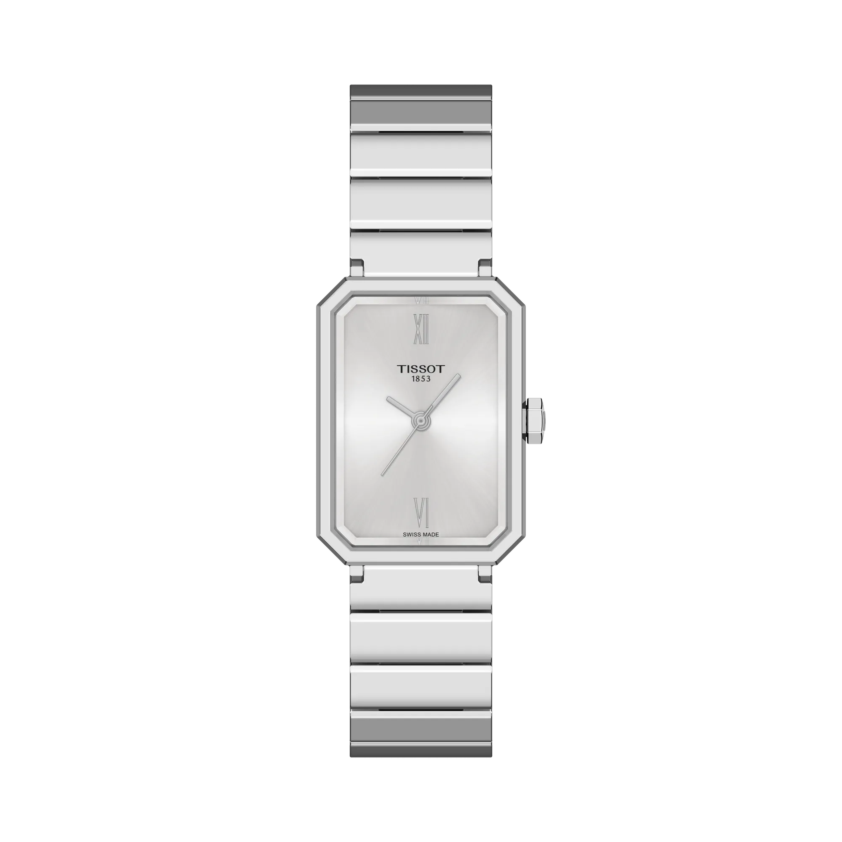 Tissot SRV 30mm T160.110.11.033.00 watch, silver dial, front view