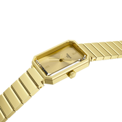 Tissot SRV 30mm T160.110.33.023.00 watch, champagne dial, angled view