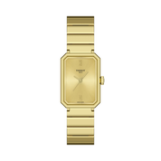 Tissot SRV 30mm T160.110.33.023.00 watch, champagne dial, front view