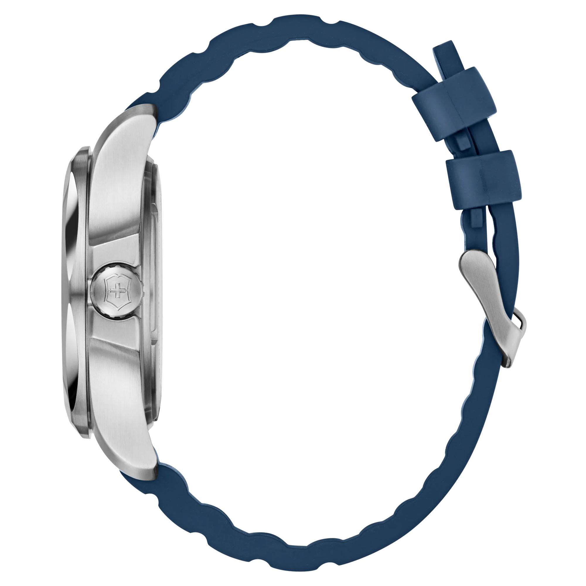 Victorinox I.N.O.X. 241688.1 watch, blue dial, side profile