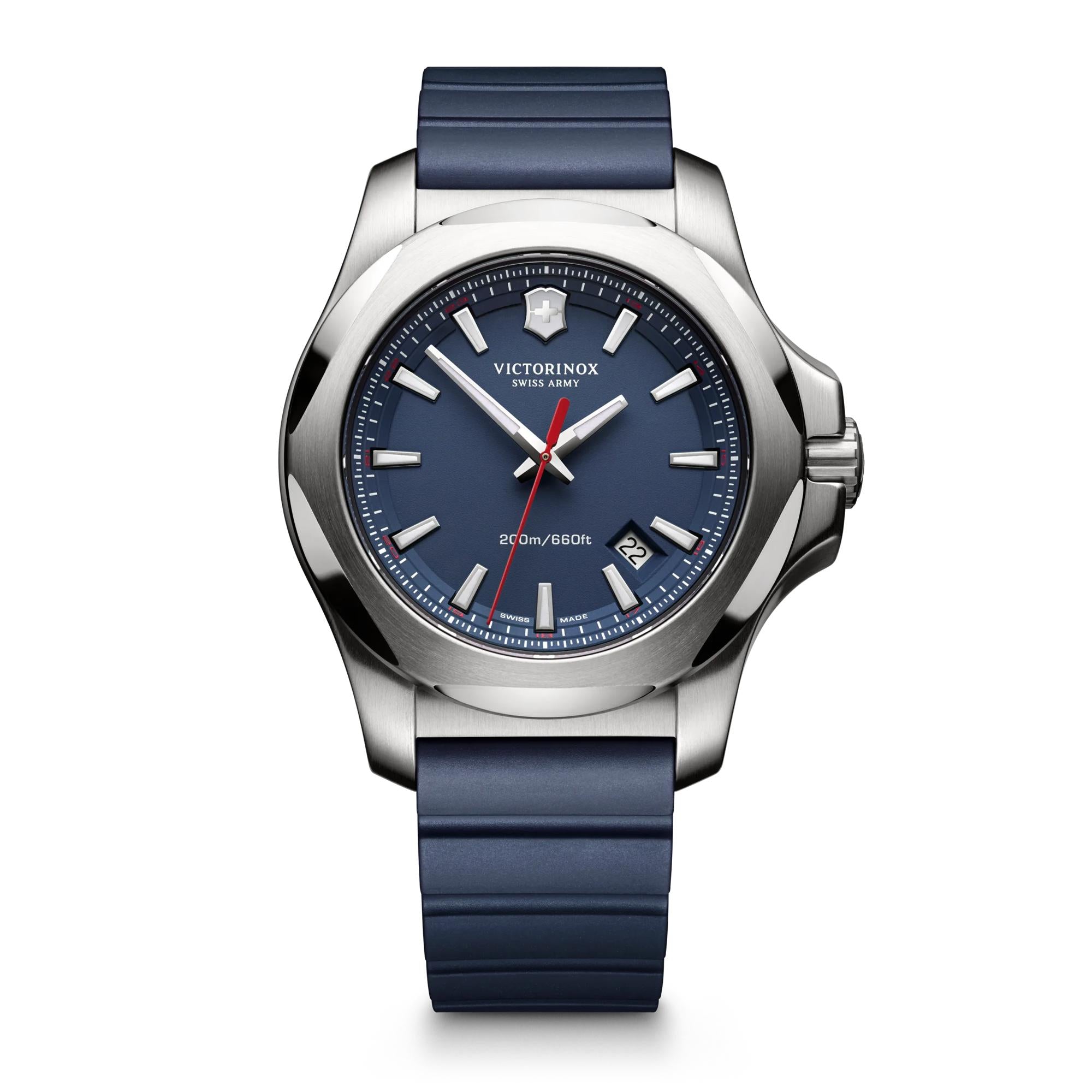 Victorinox I.N.O.X. 241688.1 watch, blue dial, front view