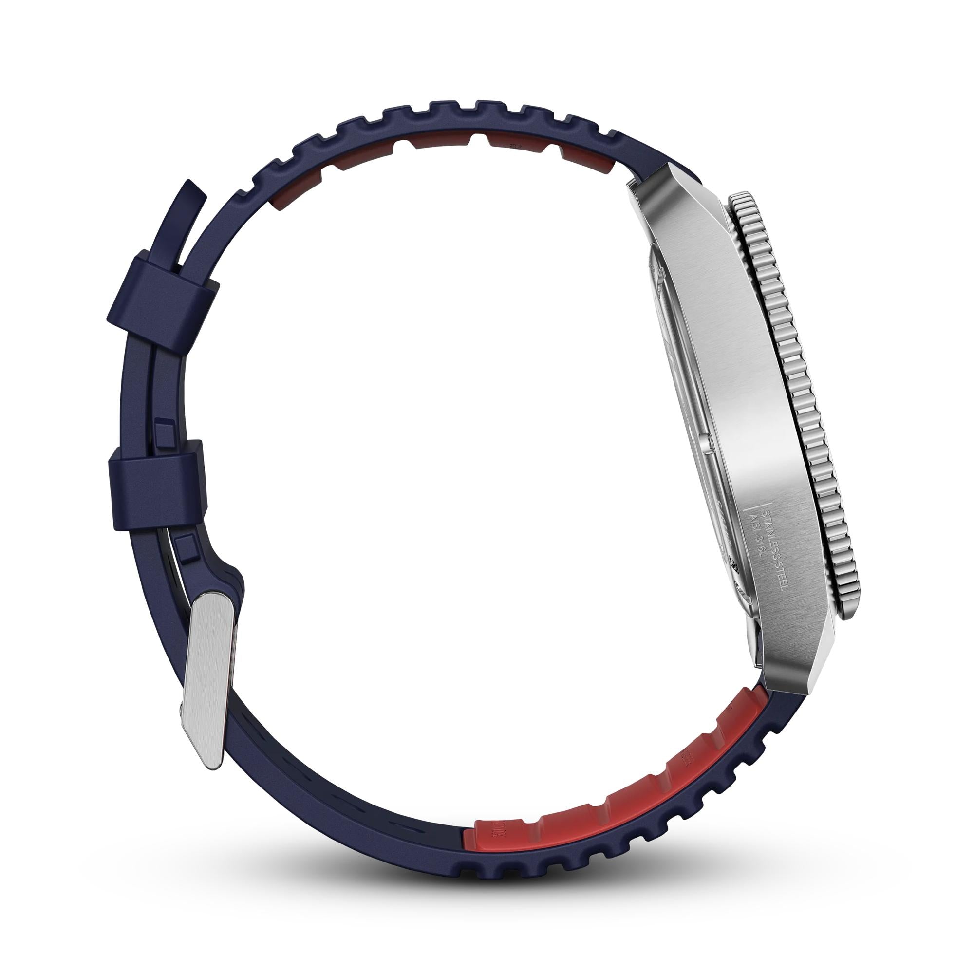 Montre Victorinox Journey 1884 241975, cadran bleu, vue de profil