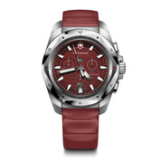 Victorinox I.N.O.X. Chrono 241986 watch, red dial, front view