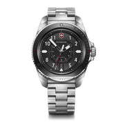 Montre Victorinox Journey 1884 242009, cadran noir, vue de face