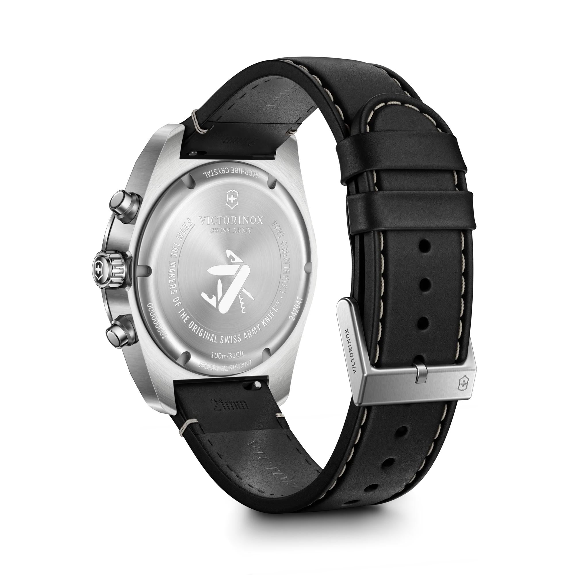 Montre Victorinox Swiss Army Chronograph 242047, vue de dos