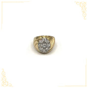 Bague pour Ovale avec Zircon - RIG080