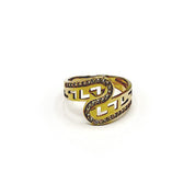 Bague pour motif meduse en Or Jaune - RI084