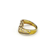 Bague pour motif meduse en Or Jaune - RI084