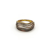 Bague pour zircon en Or Jaune - RIG083