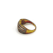 Bague pour zircon en Or Jaune - RIG083