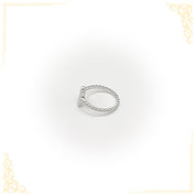 Bague pour Main de Fatima Or Blanc - RIG087