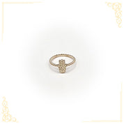 Bague pour Main de Fatima Or Rose - RIG085